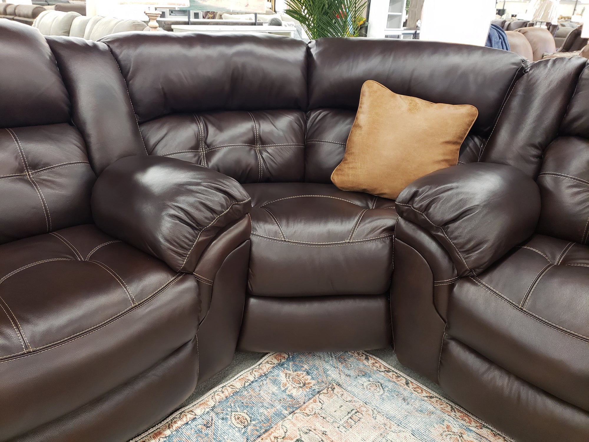 266-FI-HS Leather Reclining 3Pc Sectional