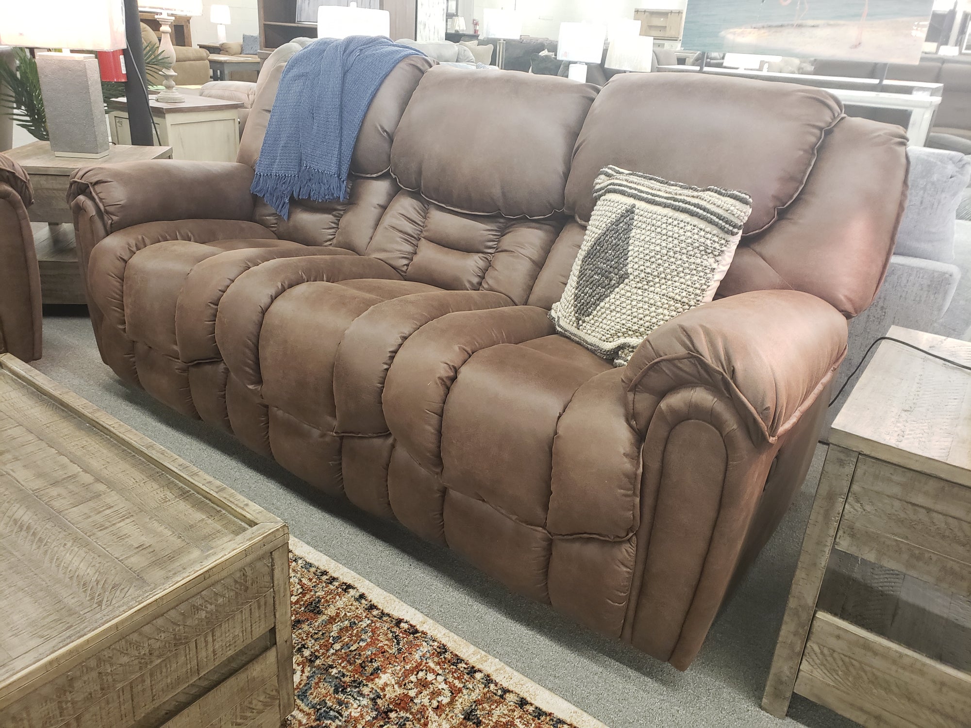 233 FI-HS Reclining Sofa With Rocking Loveseat