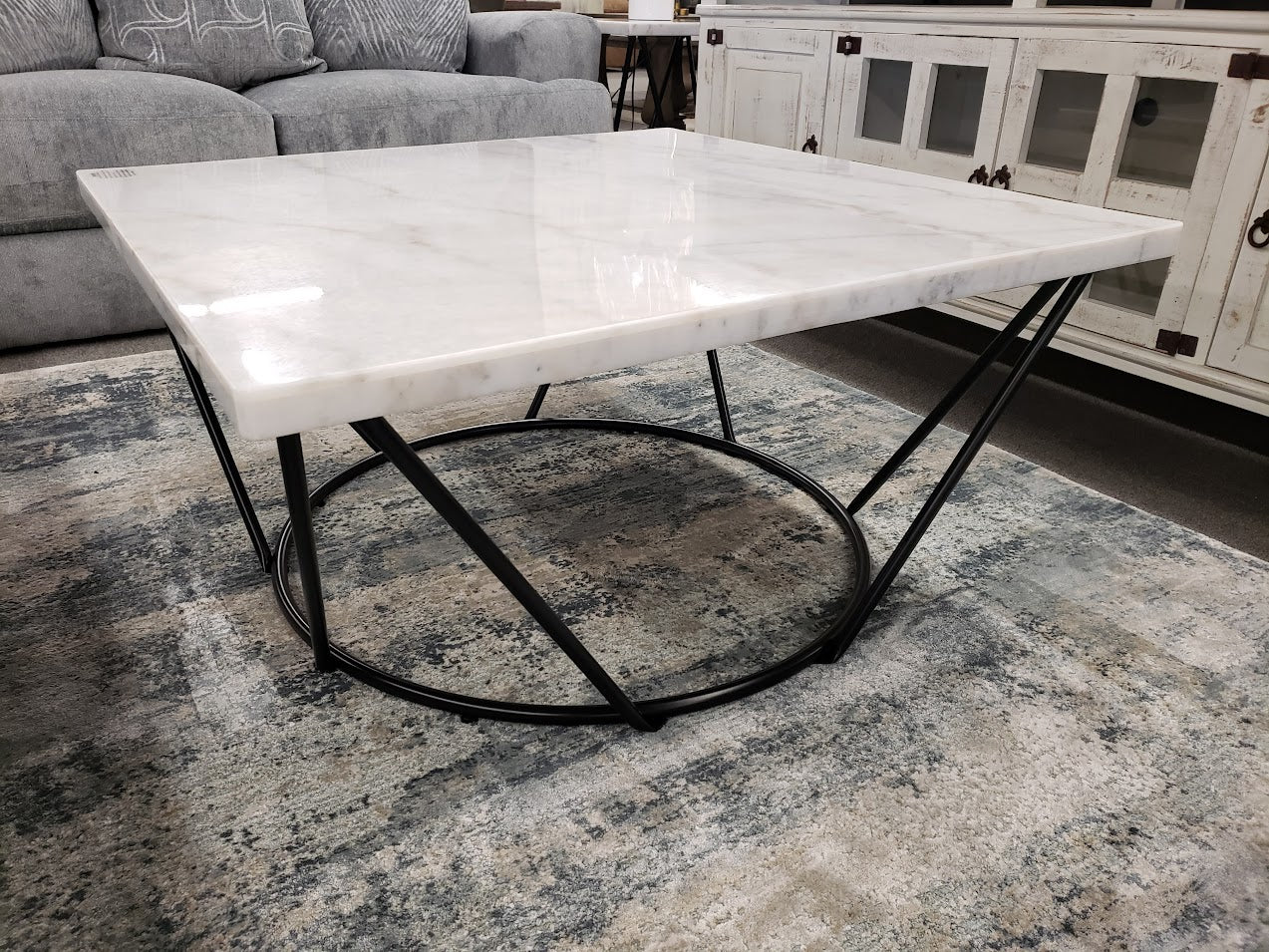 T741 FI-A Marble Top Coffee Table