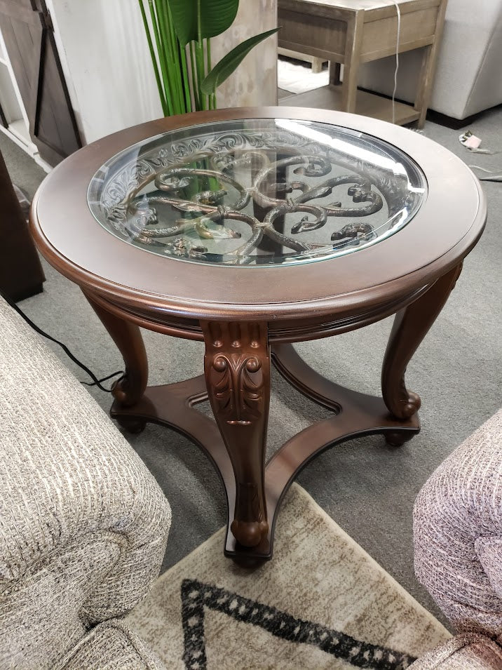 T500 FI-A Glass Top Cocktail Table