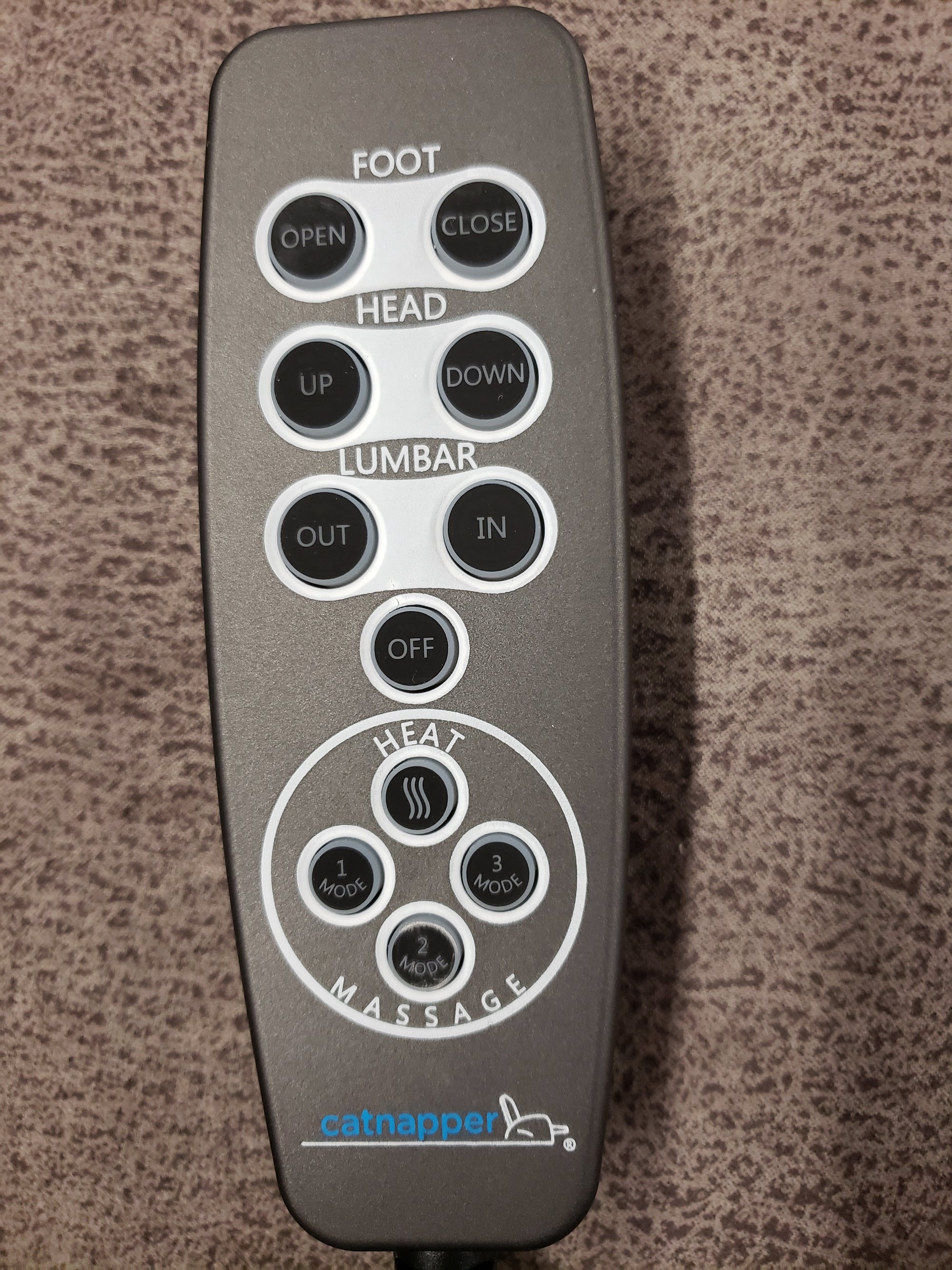 412 FI-CNJ PWR Recliner W/ADJ Headrest & Lumbar, Heat & Massage