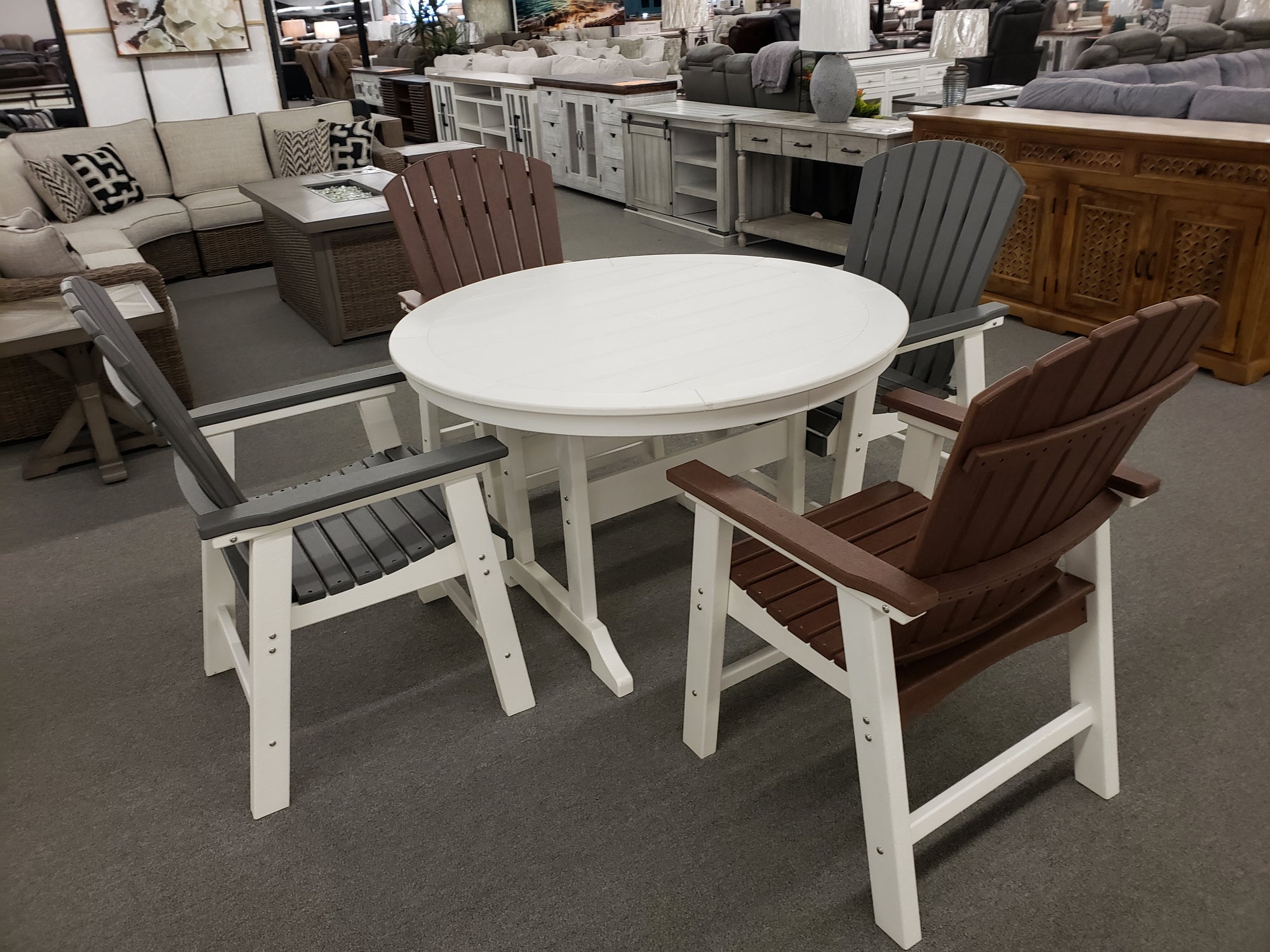 P318 FI-A Outdoor 5 Piece Dining Set