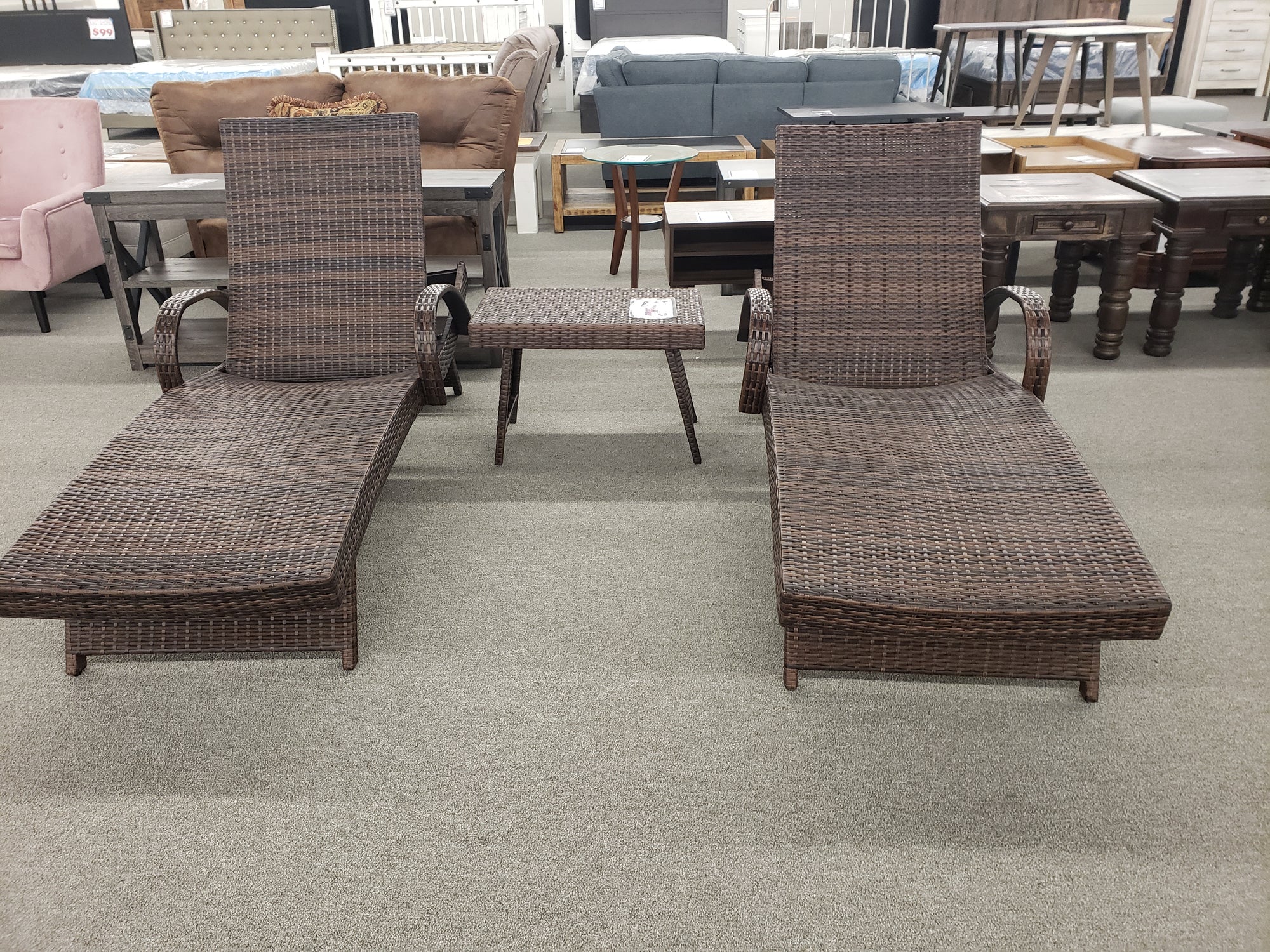 P394 2-Piece Outdoor Lounge Chair