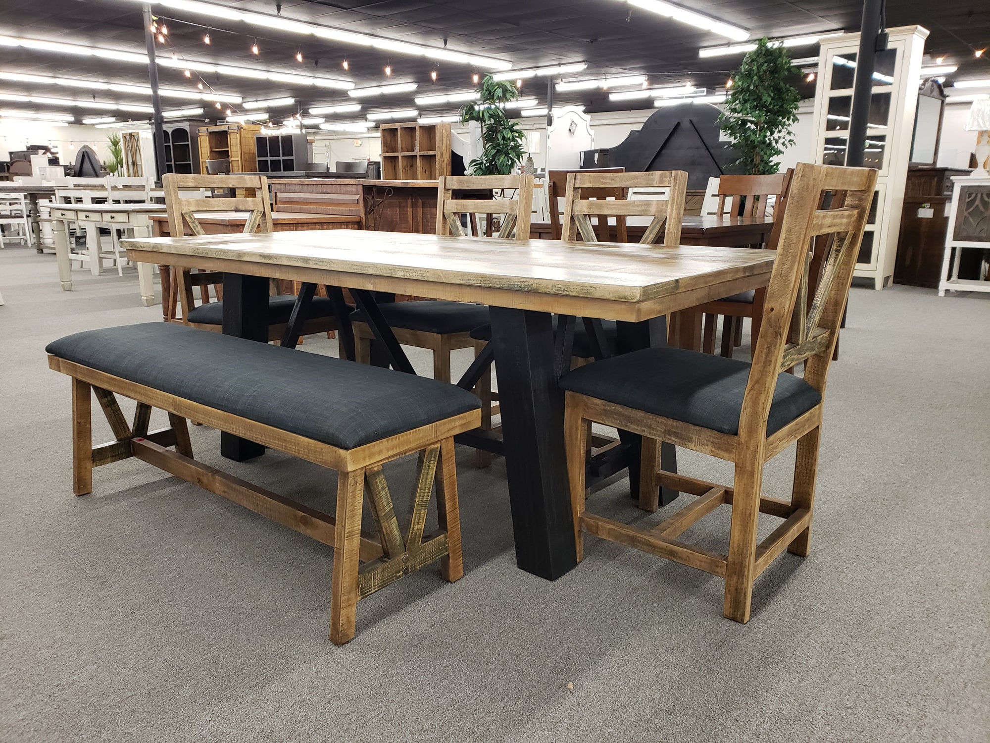 Callie 5666 FI-D 6PC Dining Set