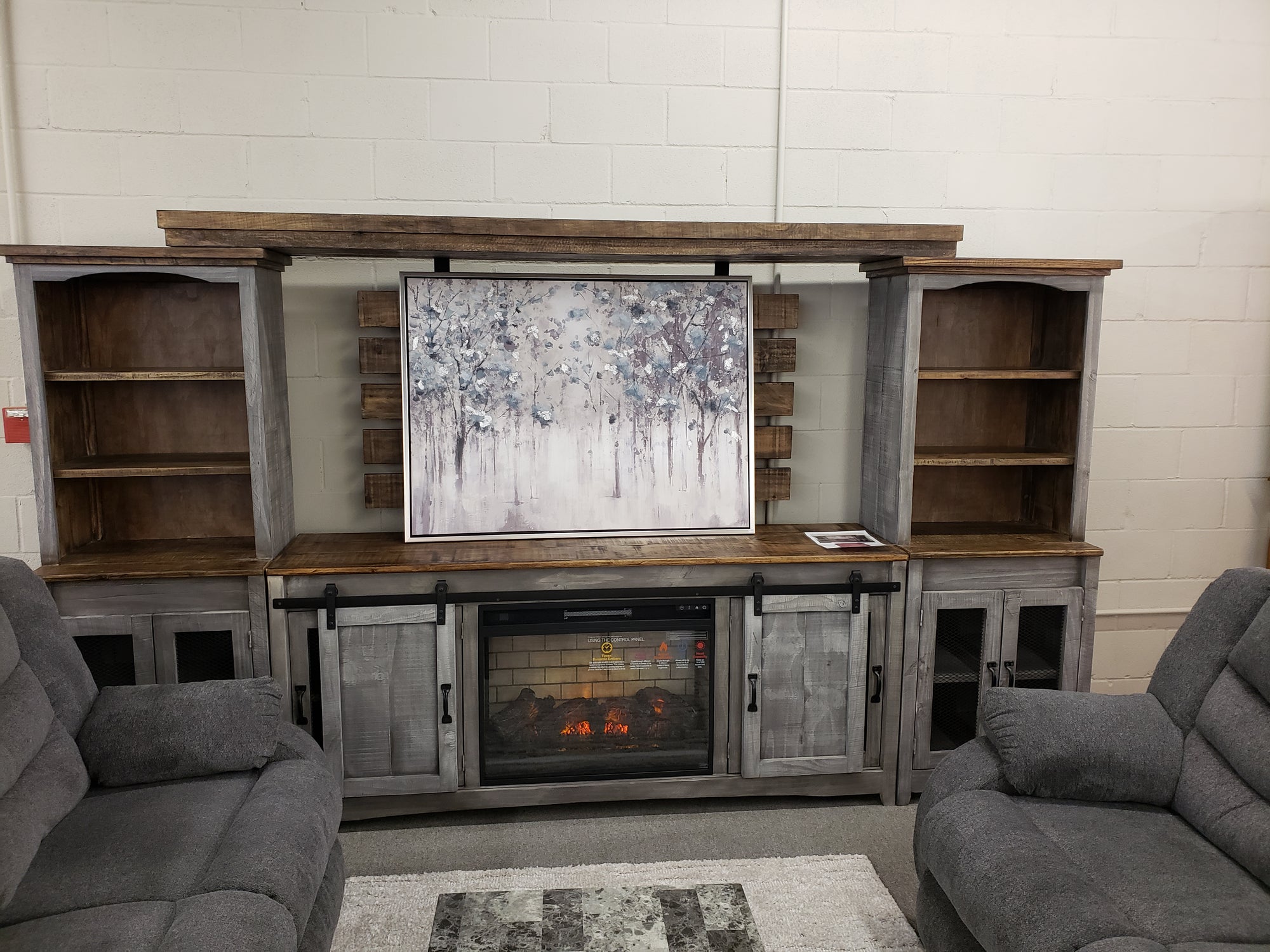 WWP-3257 FI-J Fireplace Entertainment Center