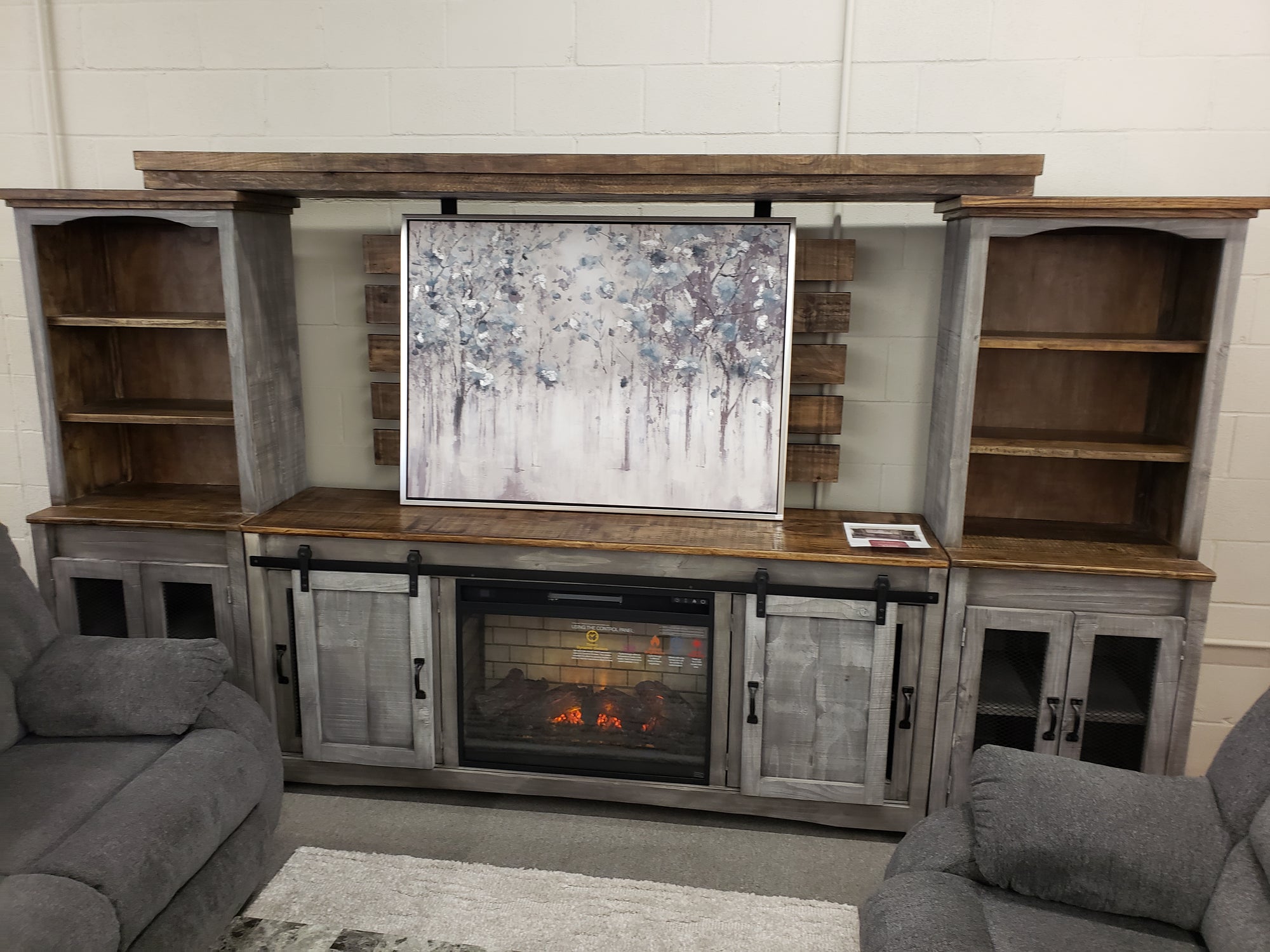 WWP-3257 FI-J Fireplace Entertainment Center