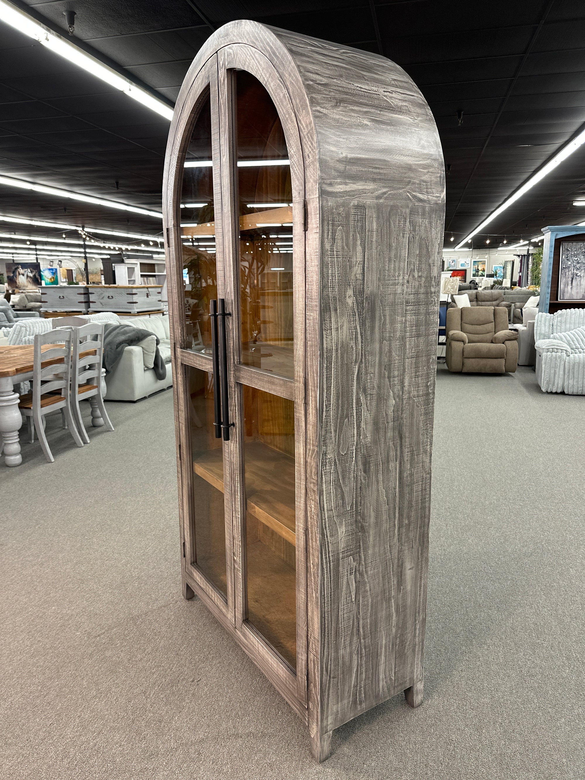 VIT-5577 FI-D Solid Wood Arch Cabinet