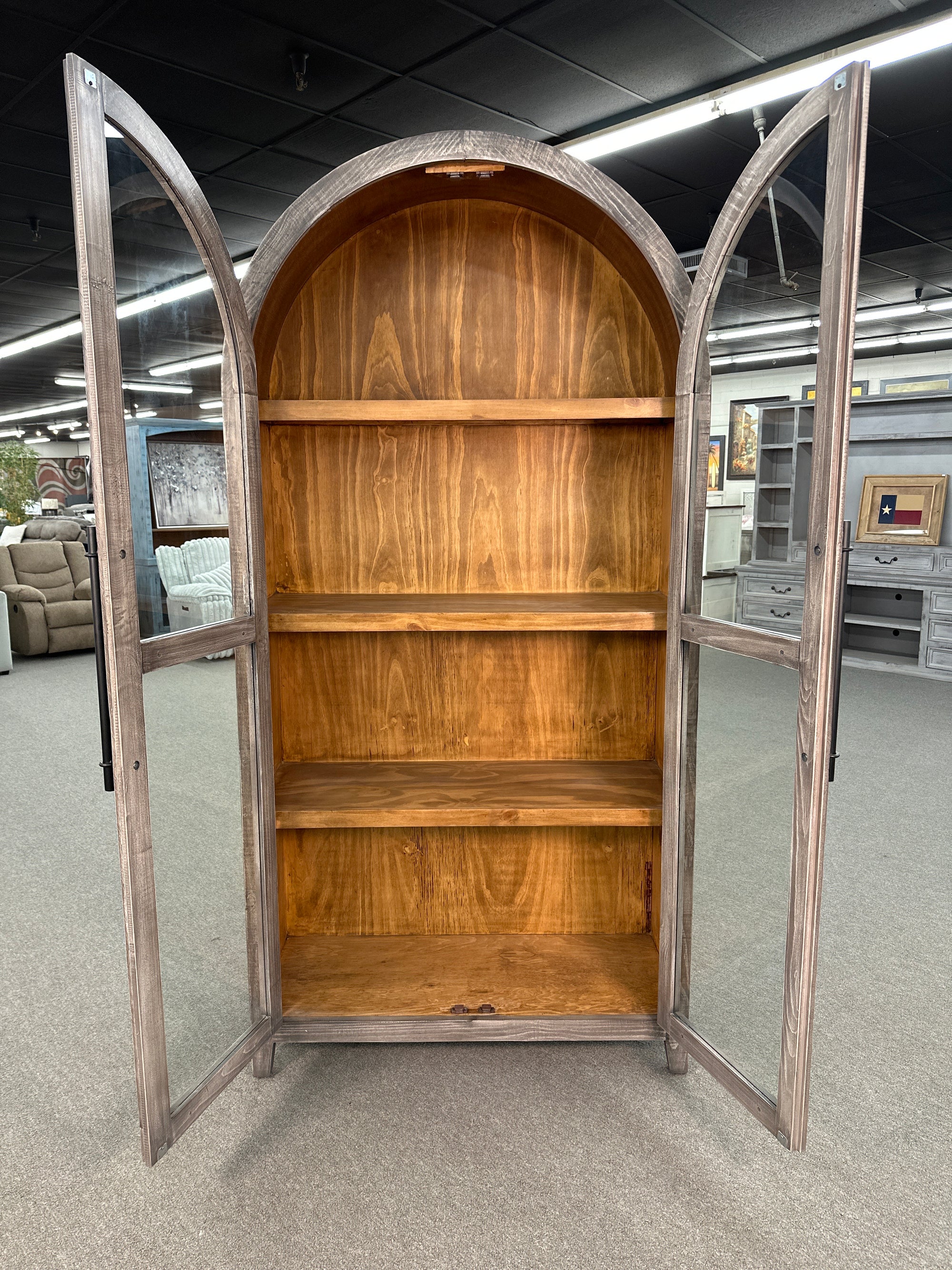 VIT-5577 FI-D Solid Wood Arch Cabinet