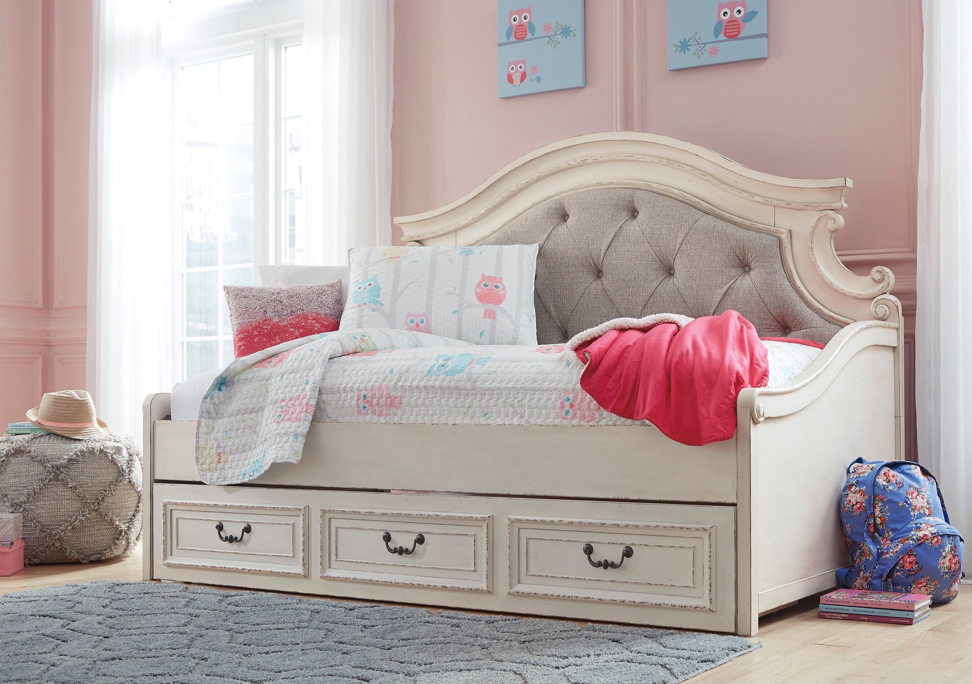 B854 FI-A Twin Day Bed w/ Storage Drawer