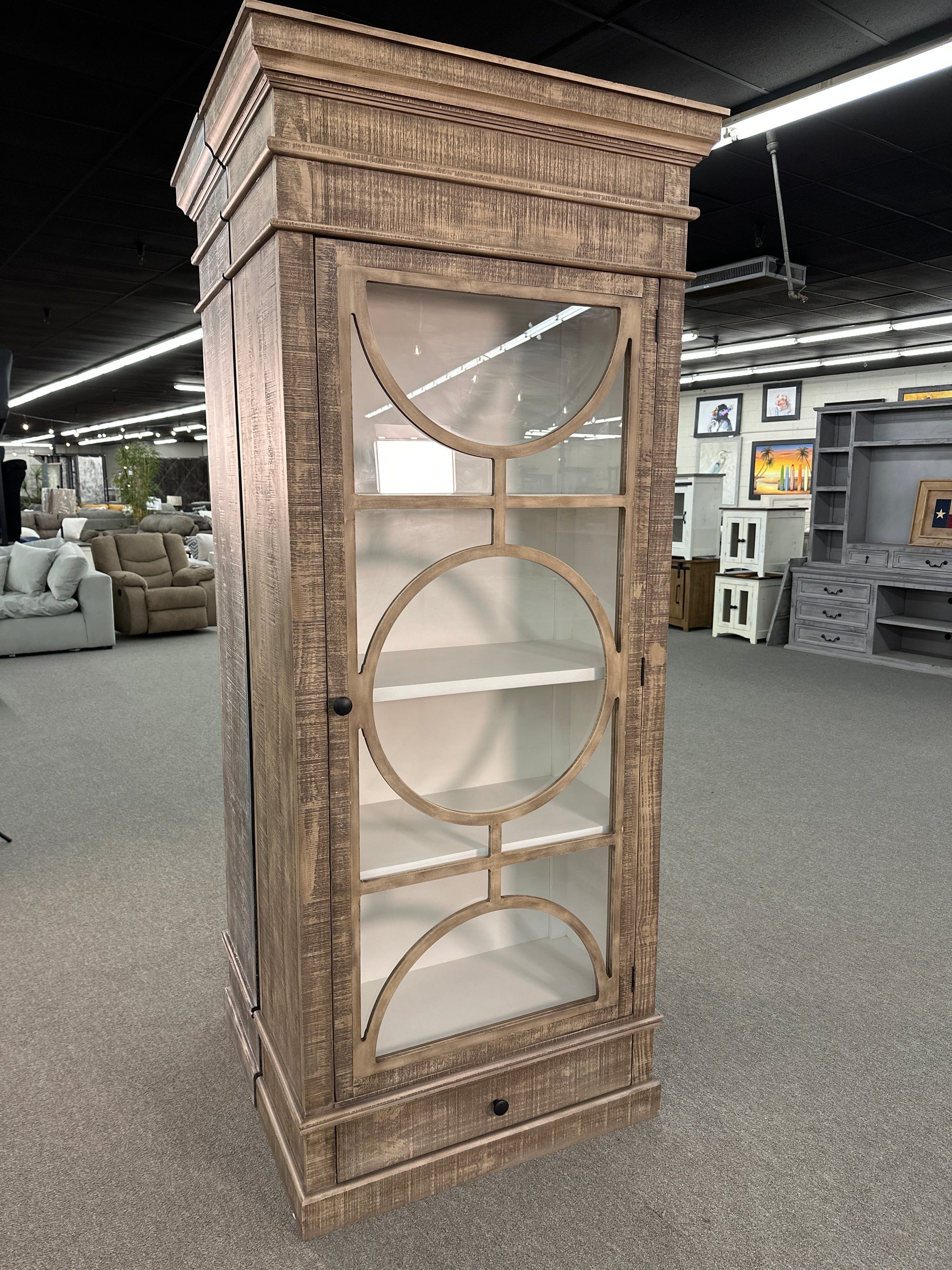 WDM-268-2 FI Circle Vitrine