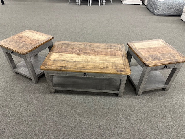 WWP-3240 FI-J Cocktail Table & Two End Tables