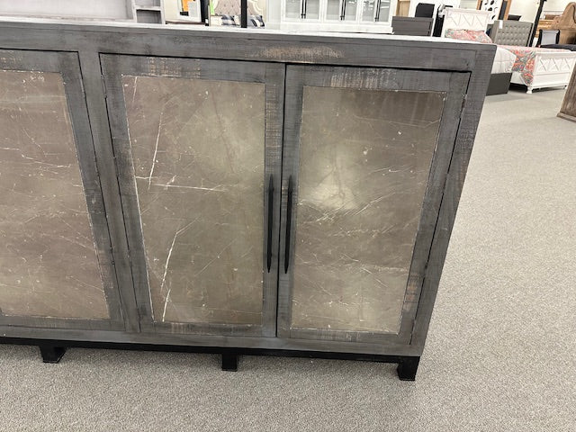 WDA-205-4 Door Travertine Nero Gray W/Thomas Gray Stone