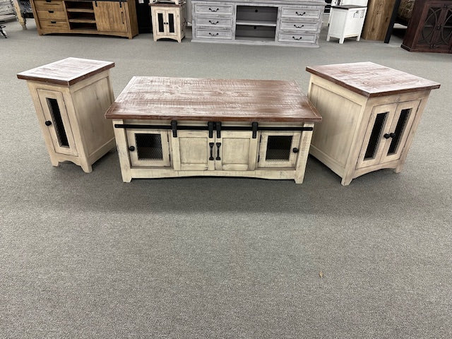 ORI-Pueb FI Barndoor Cocktail Table CLEARANCE