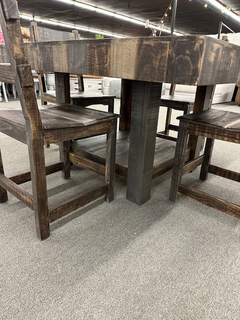 WDA-370 54in Square Dining Set (Bourbon)