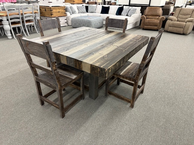 WDA-370 54in Square Dining Set (Bourbon)