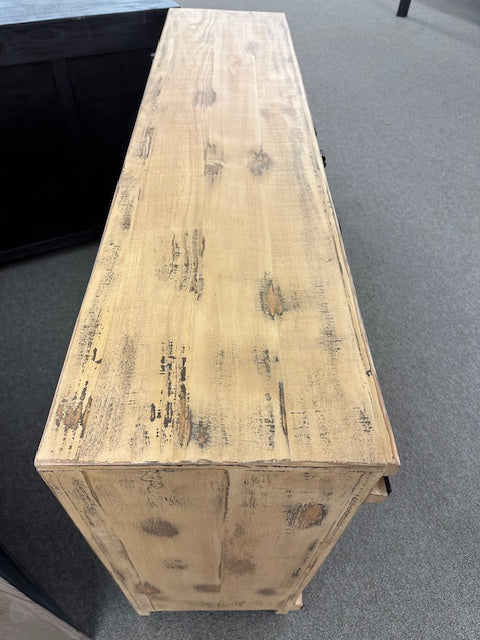 JON981FI 60"TV Stand with Barn Doors