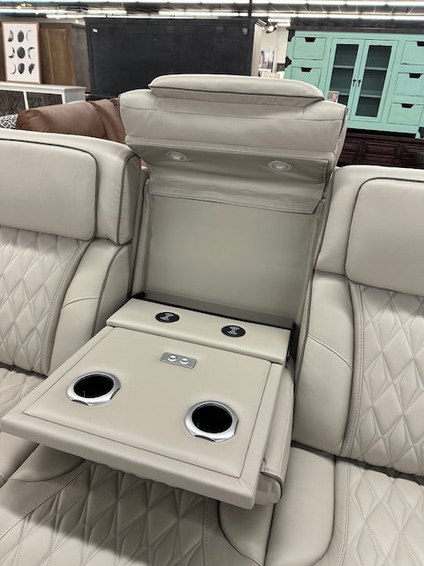 U382 FI-A Leather Zero Gravity Reclining Sofa & Loveseat W/Heat And Massage