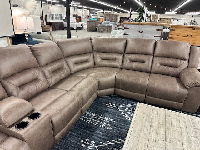 942 FI-A 4Pc Power Reclining Sectional - BLOWOUT SALE