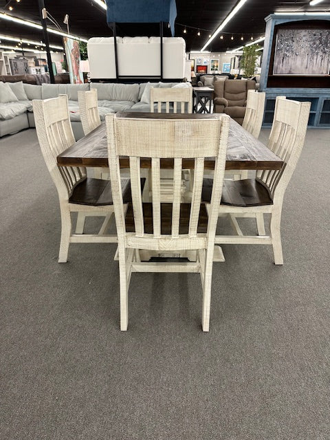WDL-440 FI-M Herringbone 6Pc Dining Set W/Bench