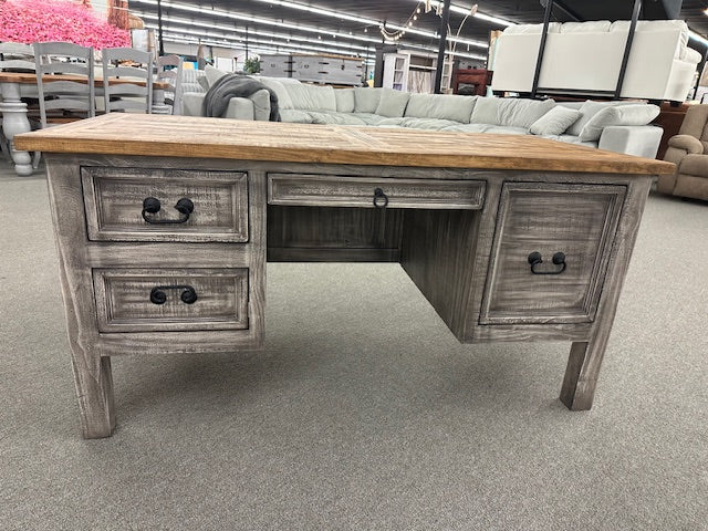 LR-ESC 114-3 FI-D Solid Wood 4 Drawer Desk