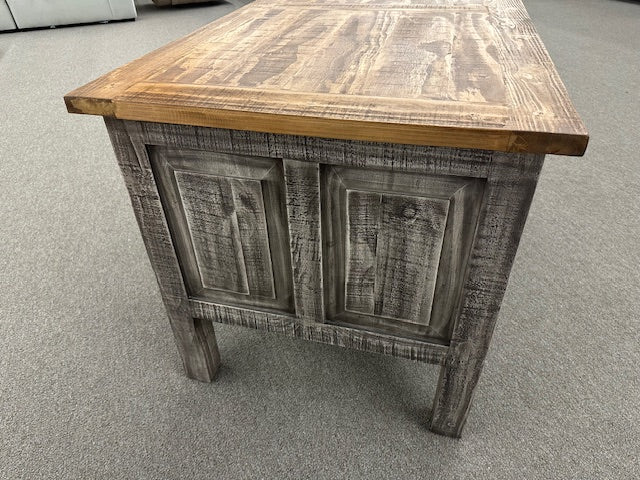 LR-ESC 114-3 FI-D Solid Wood 4 Drawer Desk