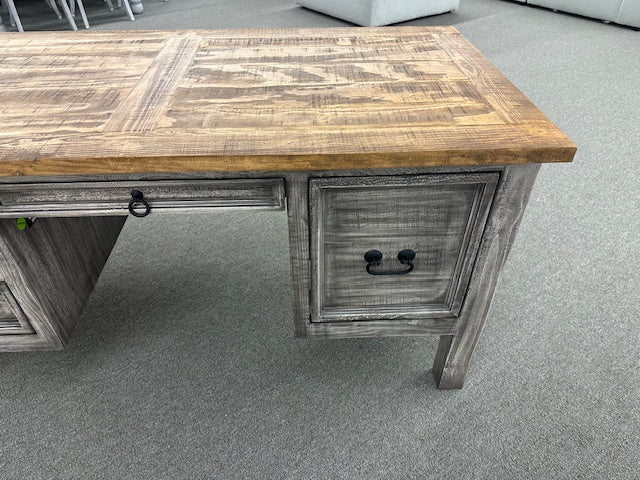 LR-ESC 114-3 FI-D Solid Wood 4 Drawer Desk