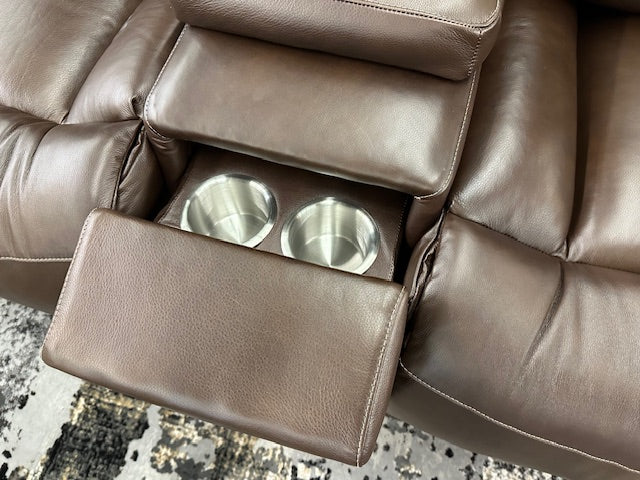 482 FI-SM Leather Power Reclining Sofa & Loveseat