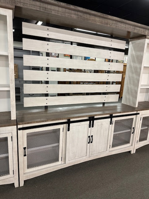 WDA-253 Solid Wood Wall Unit W/Fireplace Option