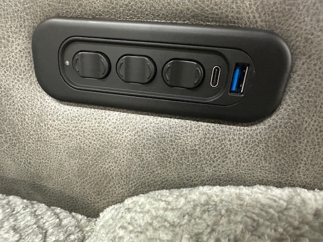 PC743 FI-A Reclining Sofa & Loveseat W/Adjustable Headrest, Heat & Massage