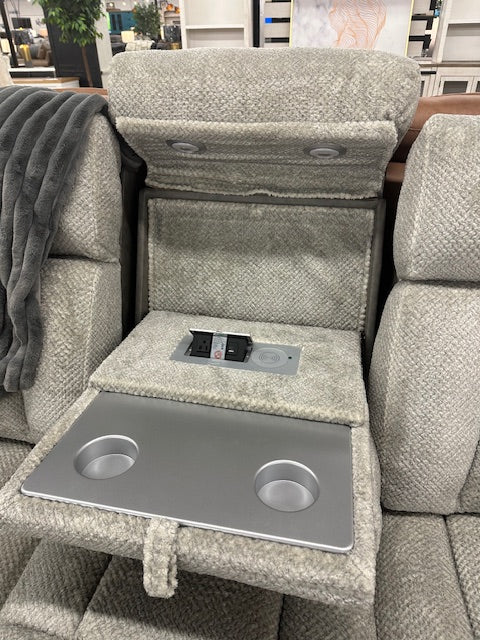 PC743 FI-A Reclining Sofa & Loveseat W/Adjustable Headrest, Heat & Massage