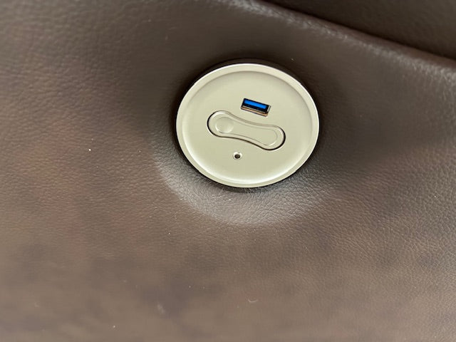 U549 FI-A Leather Reclining Sofa & Loveseat