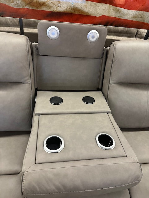 PCU210 FI-A Zero Gravity Leather Sofa & Loveseat W/Heat & Air Massage