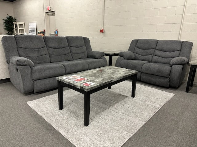 097 FI-A Fabric Reclining Sofa and Loveseat