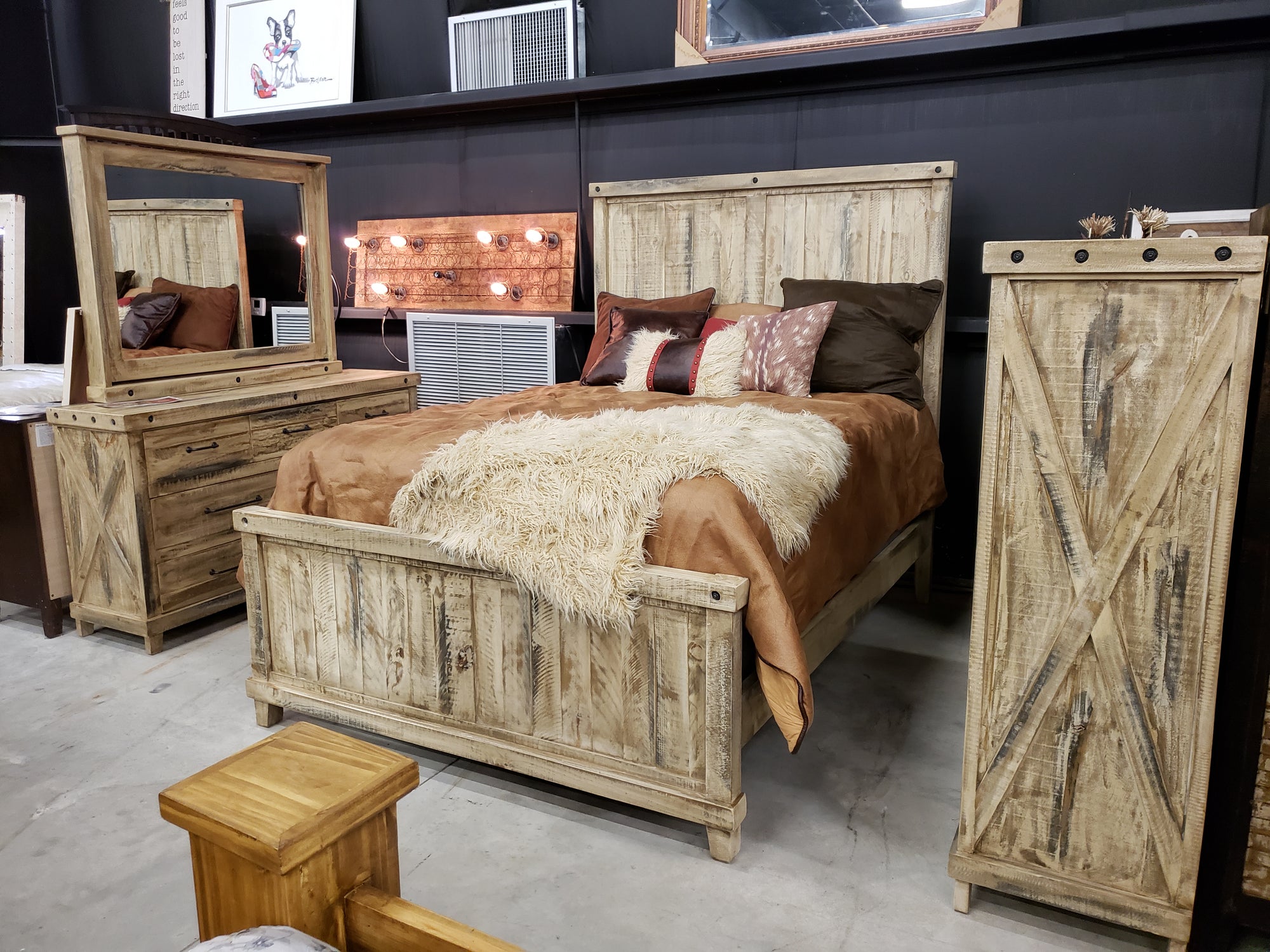 Smoke Indie FI-M Queen Bedroom Set