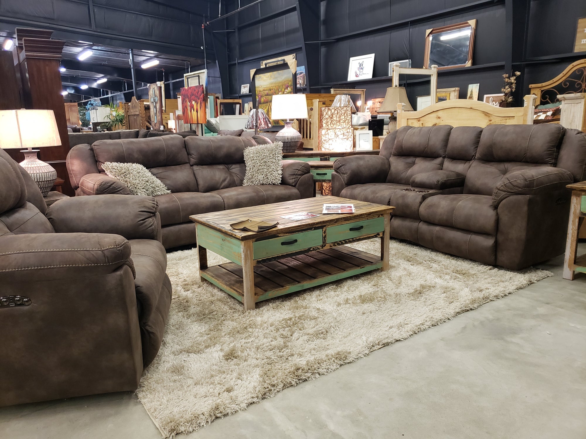 290 FI-CnJ Power Sofa and Loveseat with Adjustable Headrest