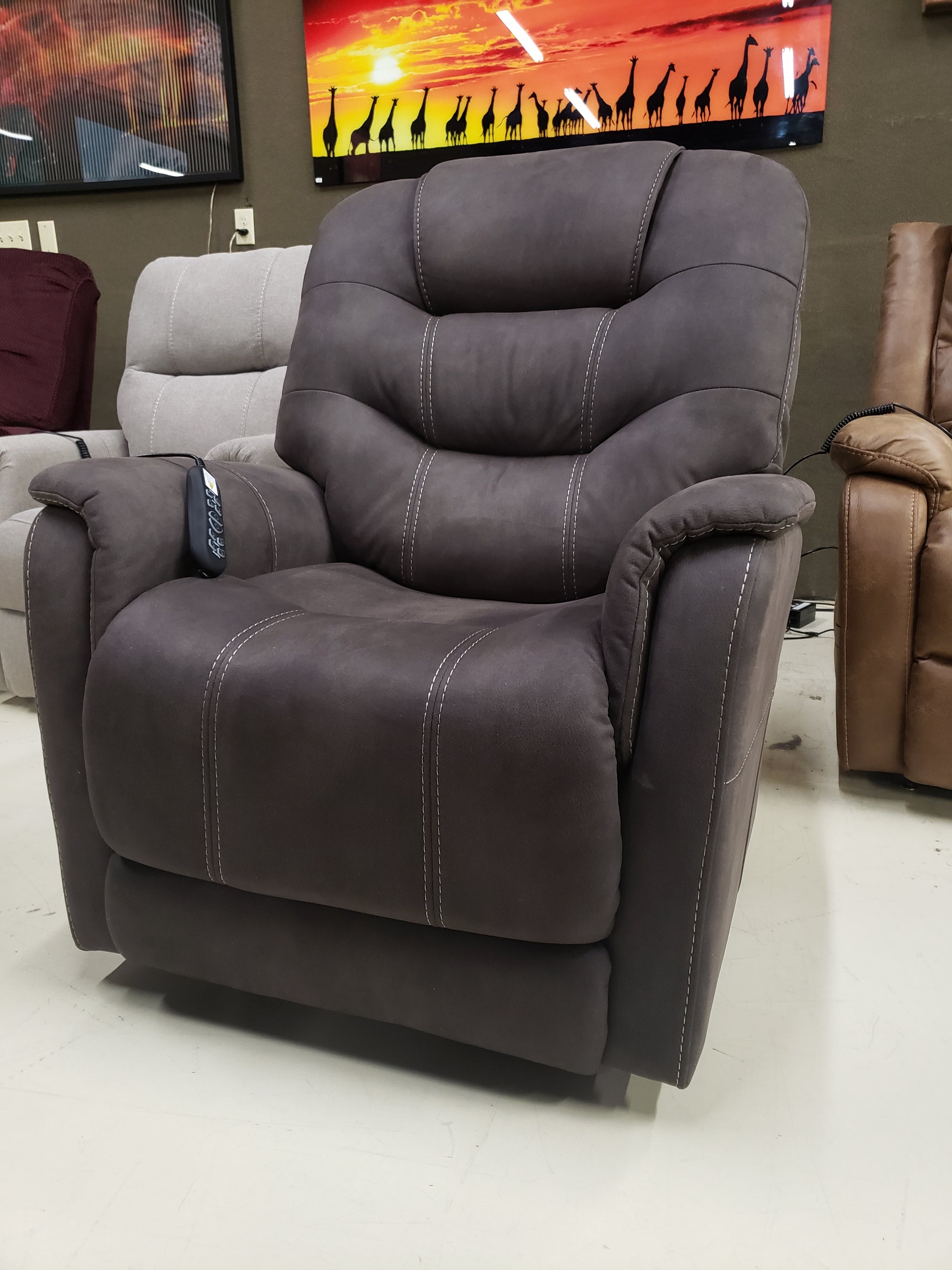 327 FI-A Power Lift Recliner w/ Adj Headrest and Lumbar