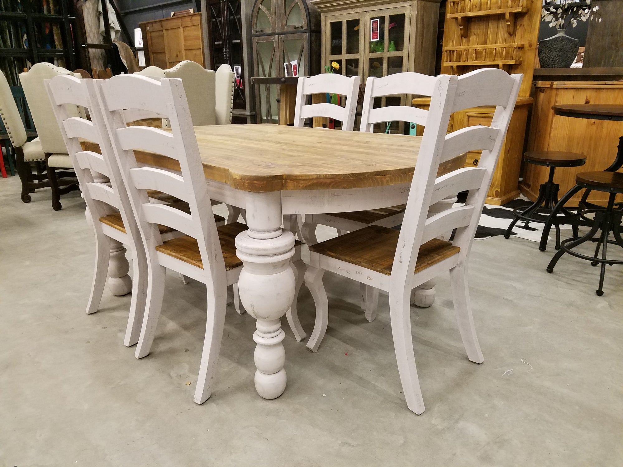 Fl 961-DIN-96-Fi 72” Table w/ 6 Chairs - BLOWOUT SALE