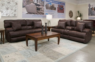 329 FI-CnJ Sofa and Loveseat w/ Power Adjustable Headrest and Lumbar