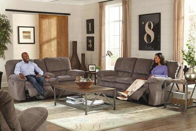 351 FI-CnJ Lay Flat Reclining Sofa and Loveseat
