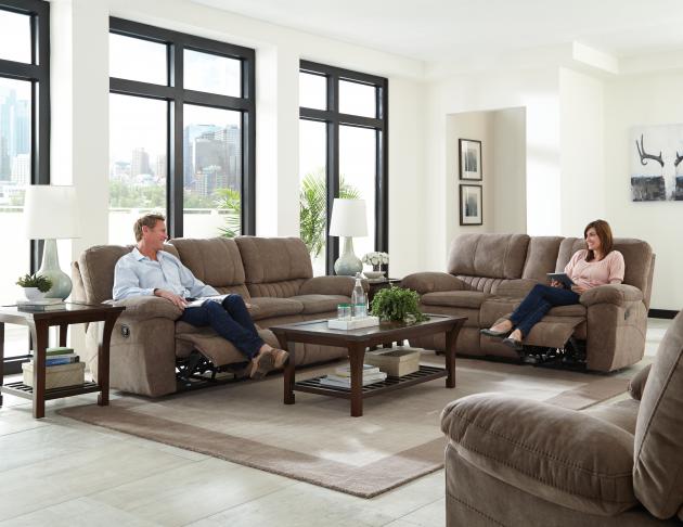 351 FI-CnJ Lay Flat Reclining Sofa and Loveseat