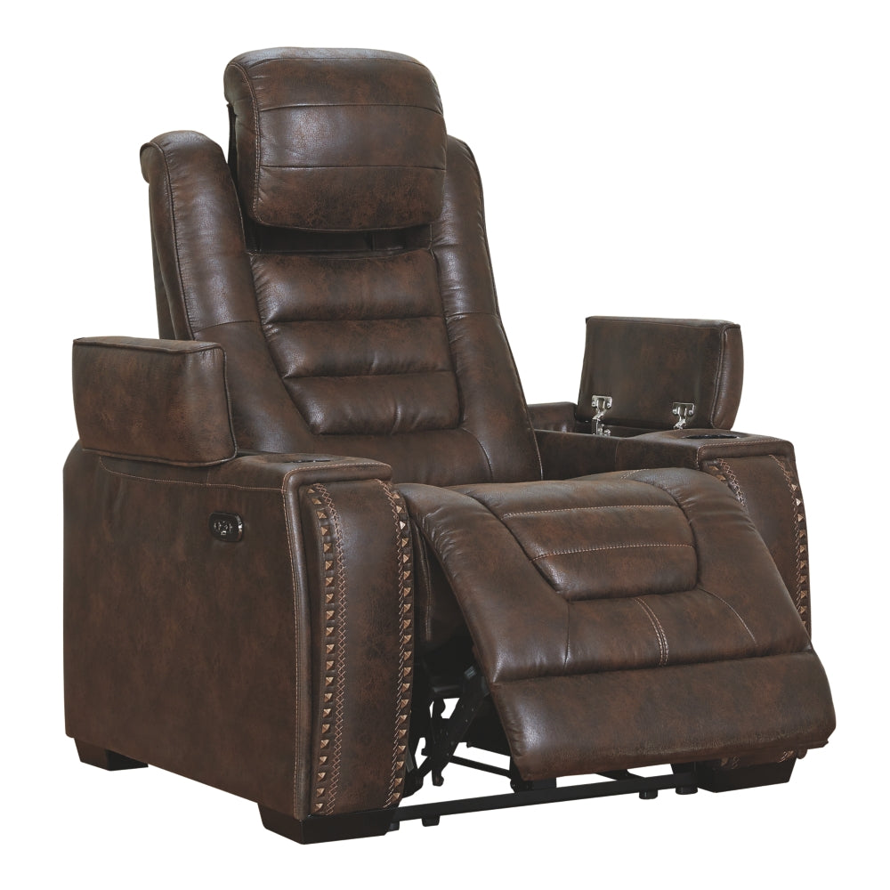 496 FI-A Power Recliner with Adjustable Headrest