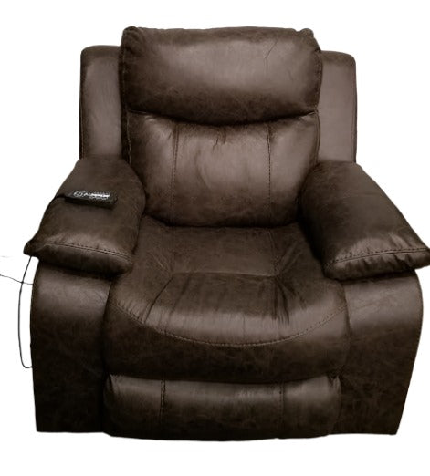 406 FI-CNJ Powered Recliner with Adjustable Headrest, Lumbar and Heat & Massage