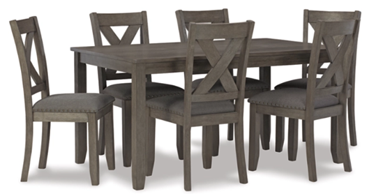 D499-536 7Pc Dining Height Set