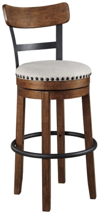 D657 FI-A Backed Swivel Barstools