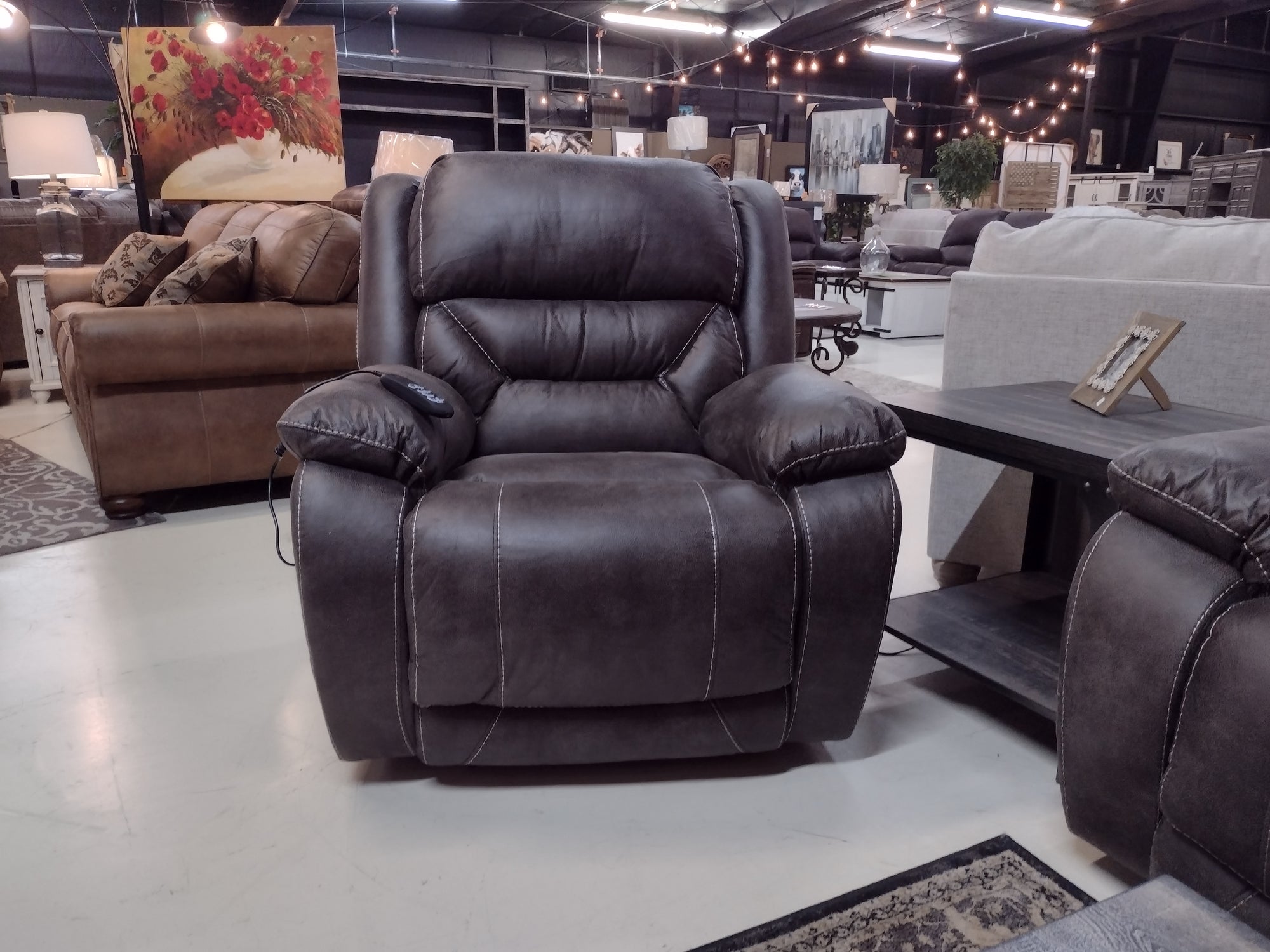 279 FI-HS Power Recline Sofa and Love w/ Adjustable Headrest and Powered Lumbar