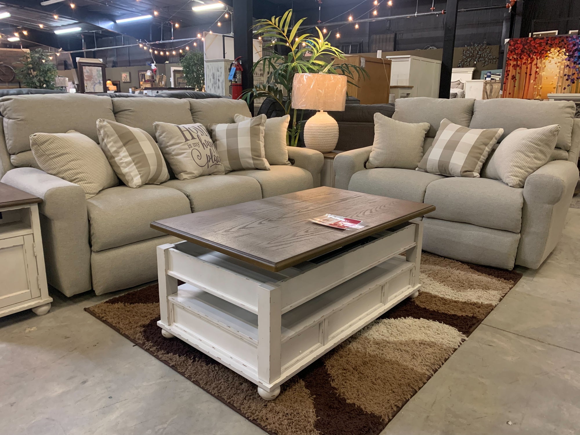 232 FI-CNJ Powered Lay Flat Reclining Sofa and Loveseat