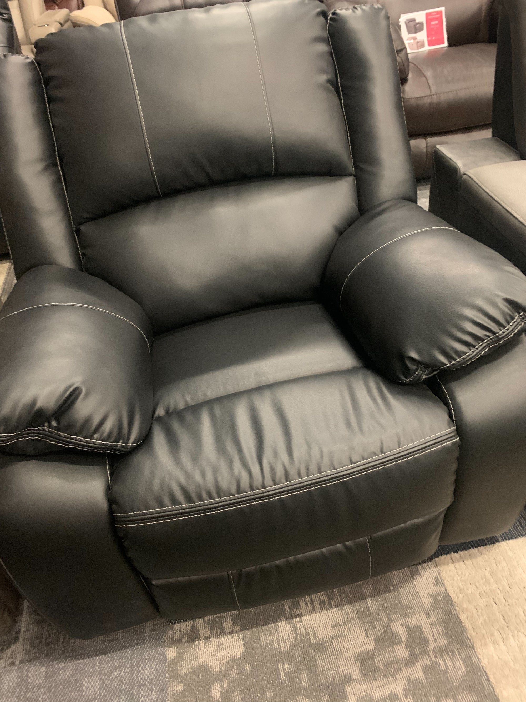 812 FI-A Faux Leather Powered Recliner