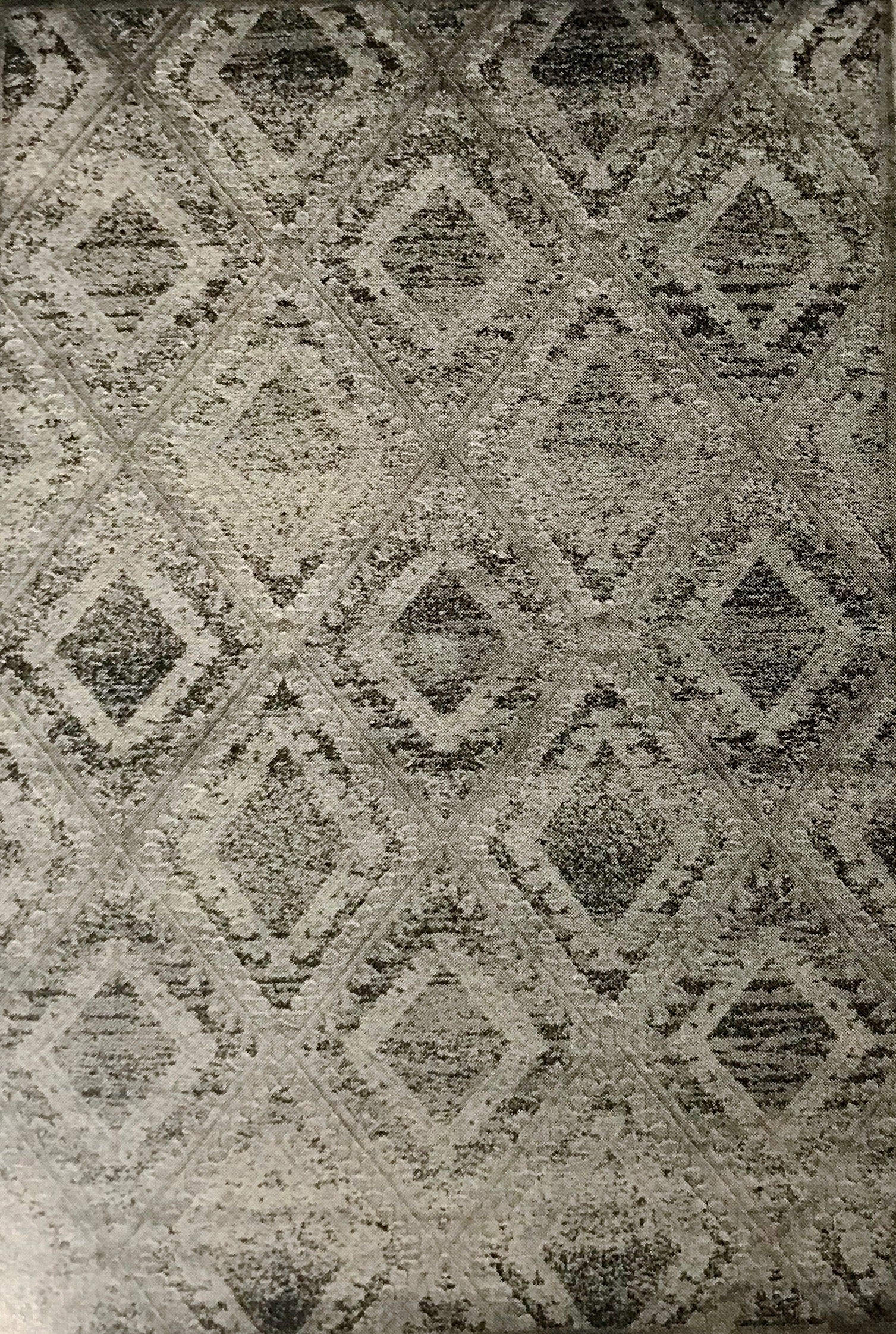 PM1892FIP Santa Fe Gray Black Rug 8x10