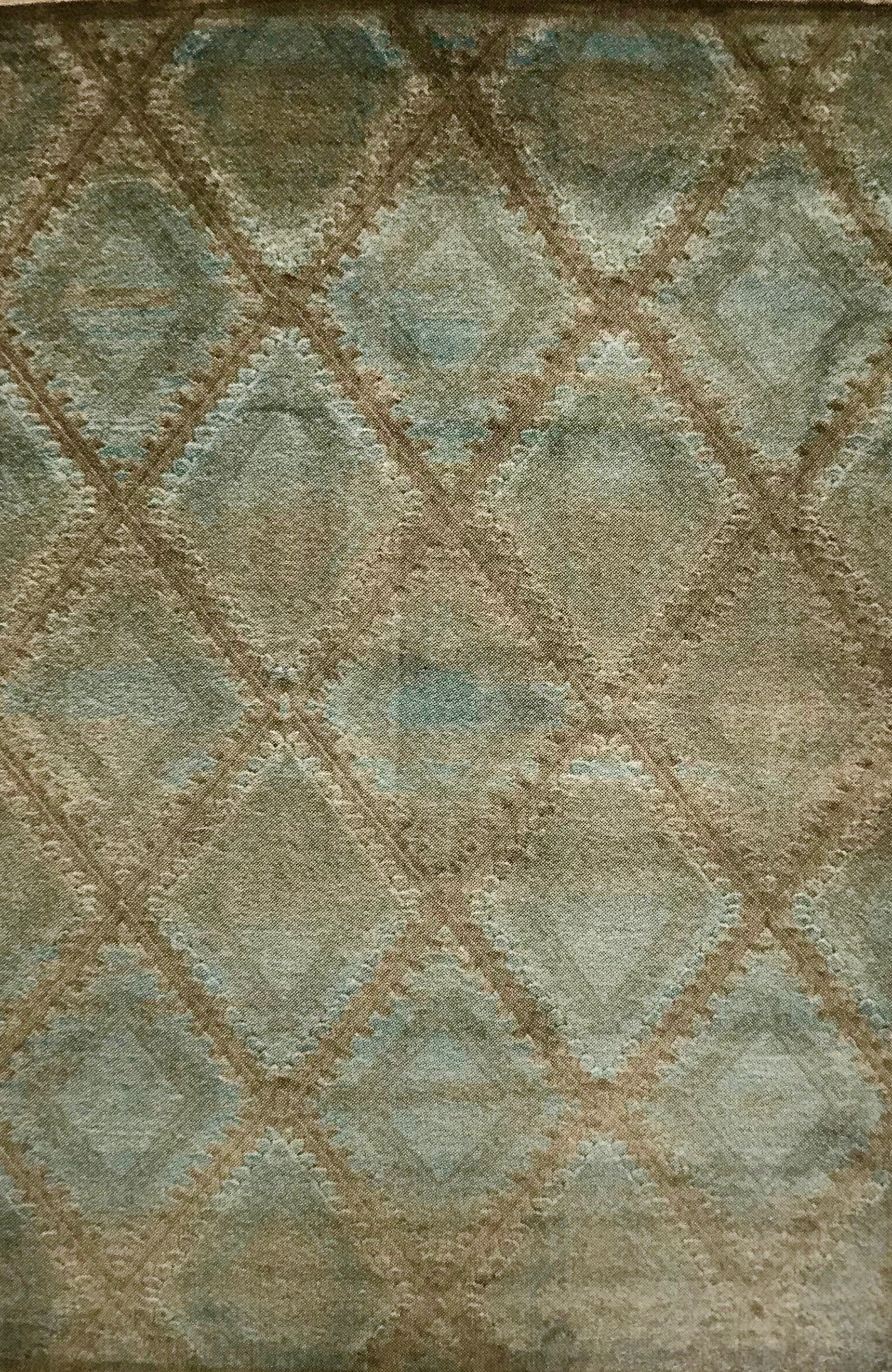 PM1968FIP Sante Fe Blue and Black Rug 5 x 7