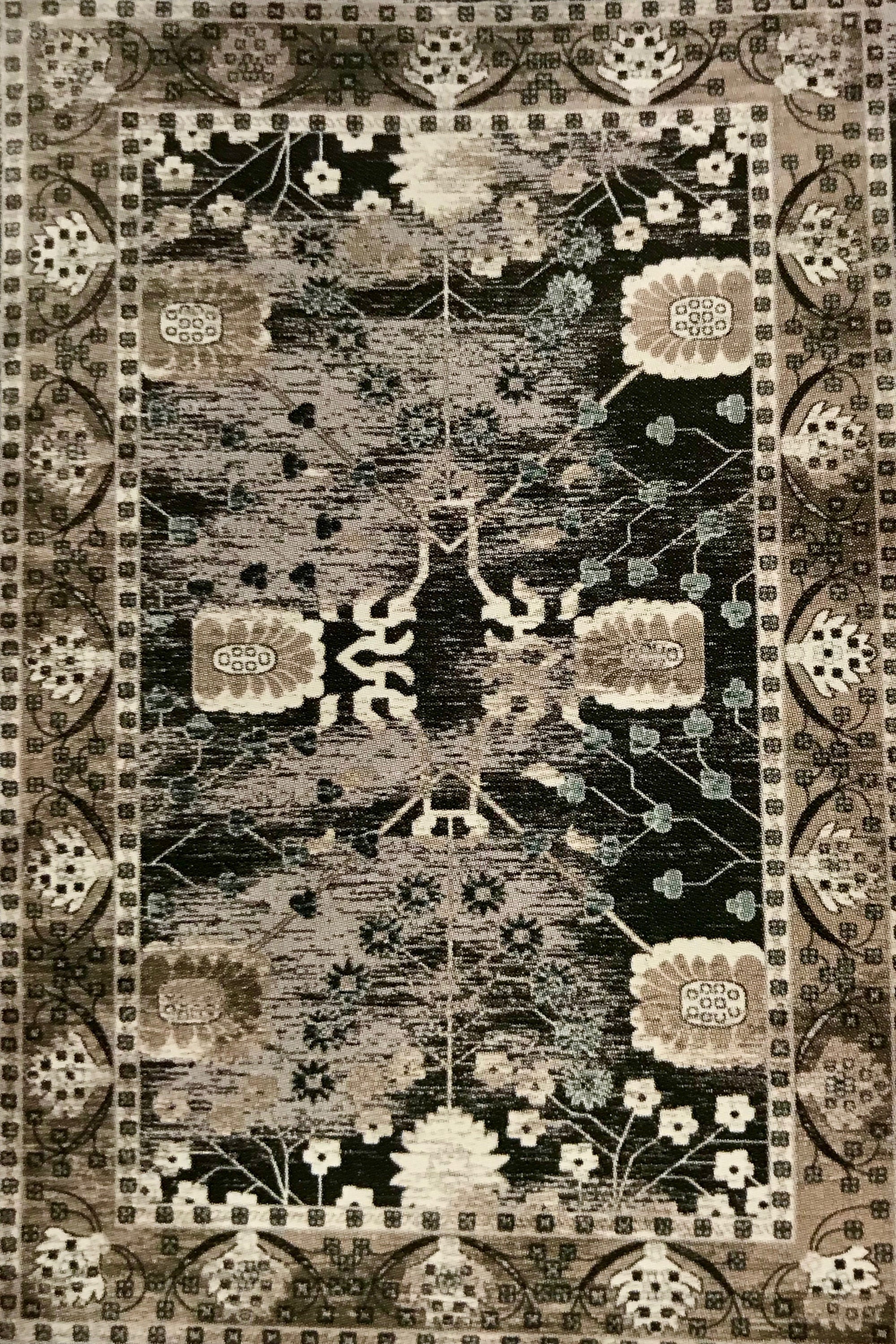 VT2892FIP Vintage Zeigler Blue and Gray Rug 8' x 10'